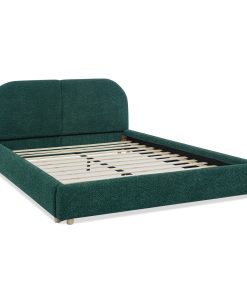 Queen Size Upholstered Platform Bed