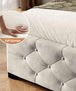 Full Size Upholstered Platform Bed