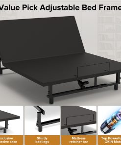 Queen Bed Frame with Head and Foot Incline
