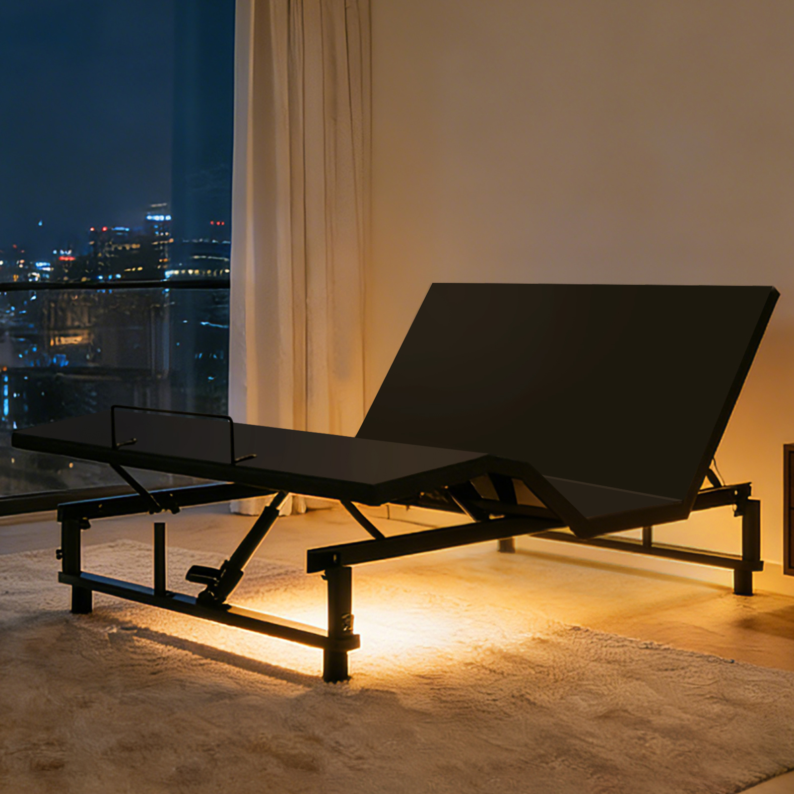 Queen Bed Frame with Head and Foot Incline