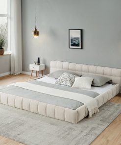 California King Size Upholstered Bed Frame