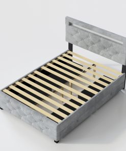 Full Size Upholstered Platform Bed