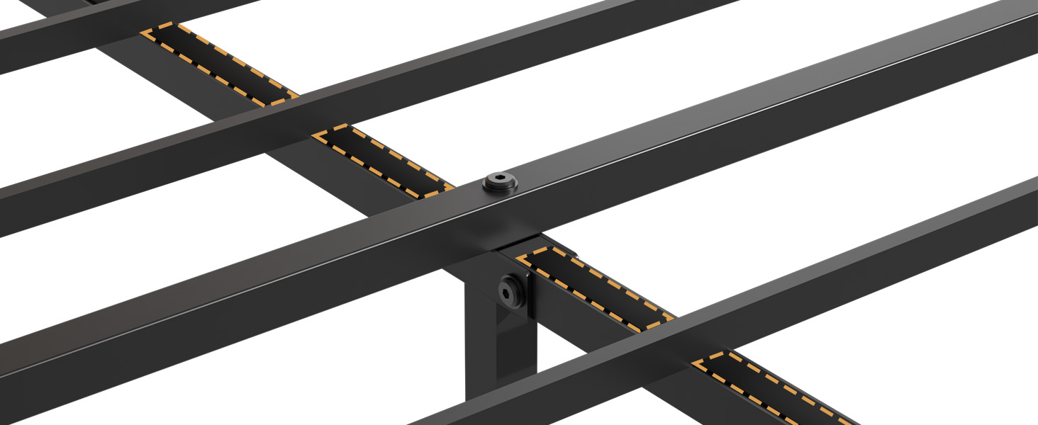 Full-Size Bed Frame With 2 Storage Drawers And 2 USB Ports