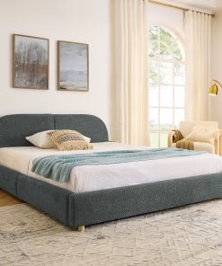 Queen Size Upholstered Bed Frame
