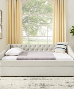 Full Size Daybed with USB Charging & Twin Size Bed