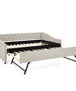 Full Size Daybed with USB Charging & Twin Size Bed