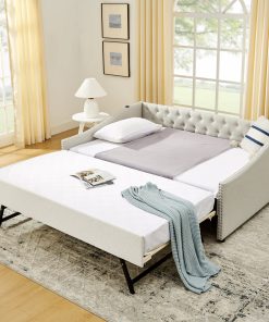 Full Size Daybed with USB Charging & Twin Size Bed