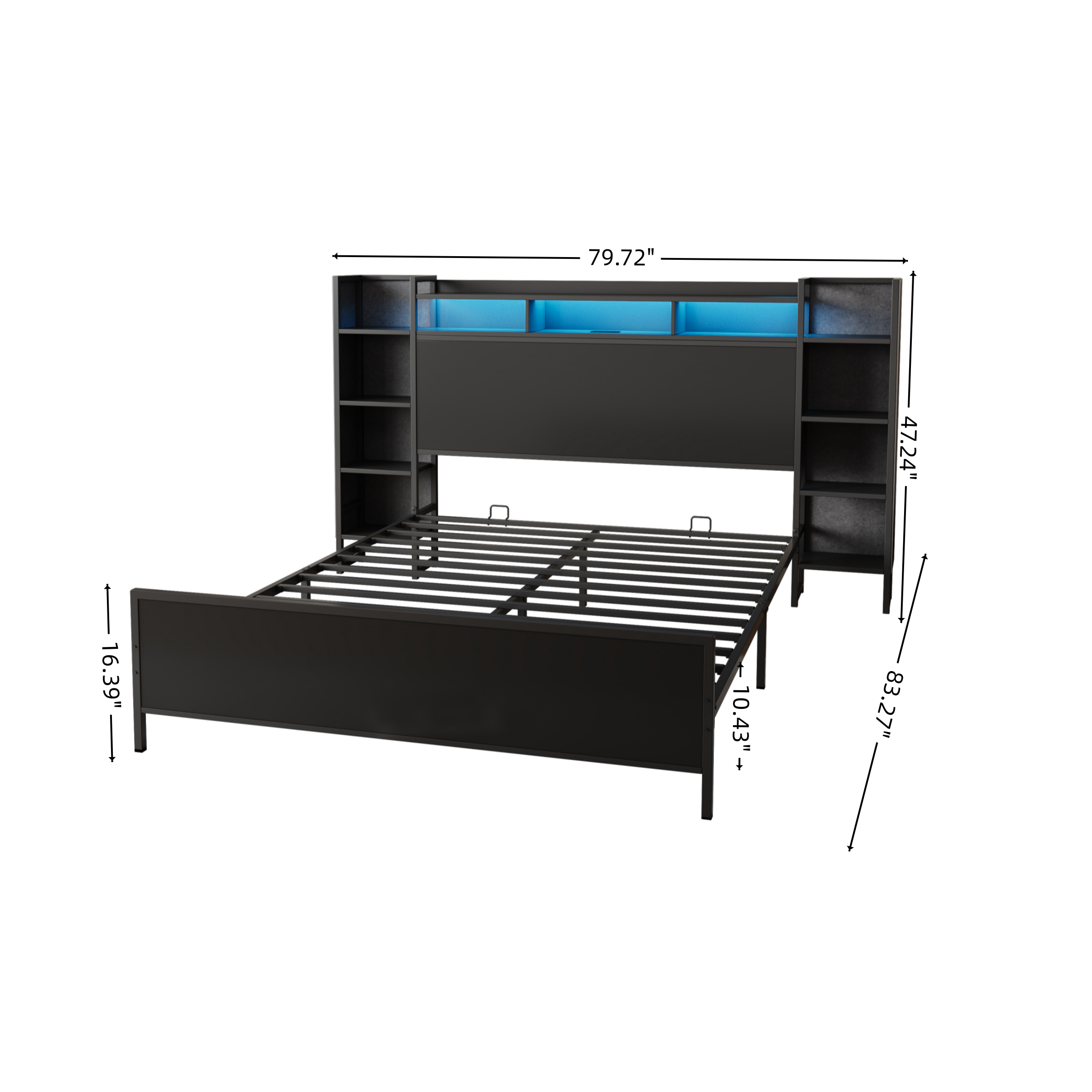 Heavy Duty Metal Full Size Bed Frame