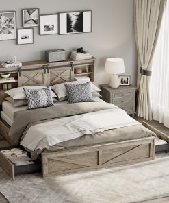 King Size Farmhouse Bed Frame