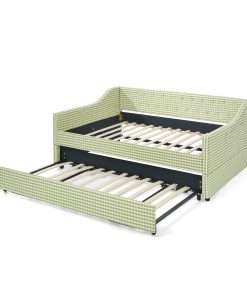 Full‑Size Upholstered Convertible Daybed