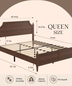 Queen Platform Bed Frame