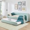 Twin‑Size Upholstered Convertible Daybed