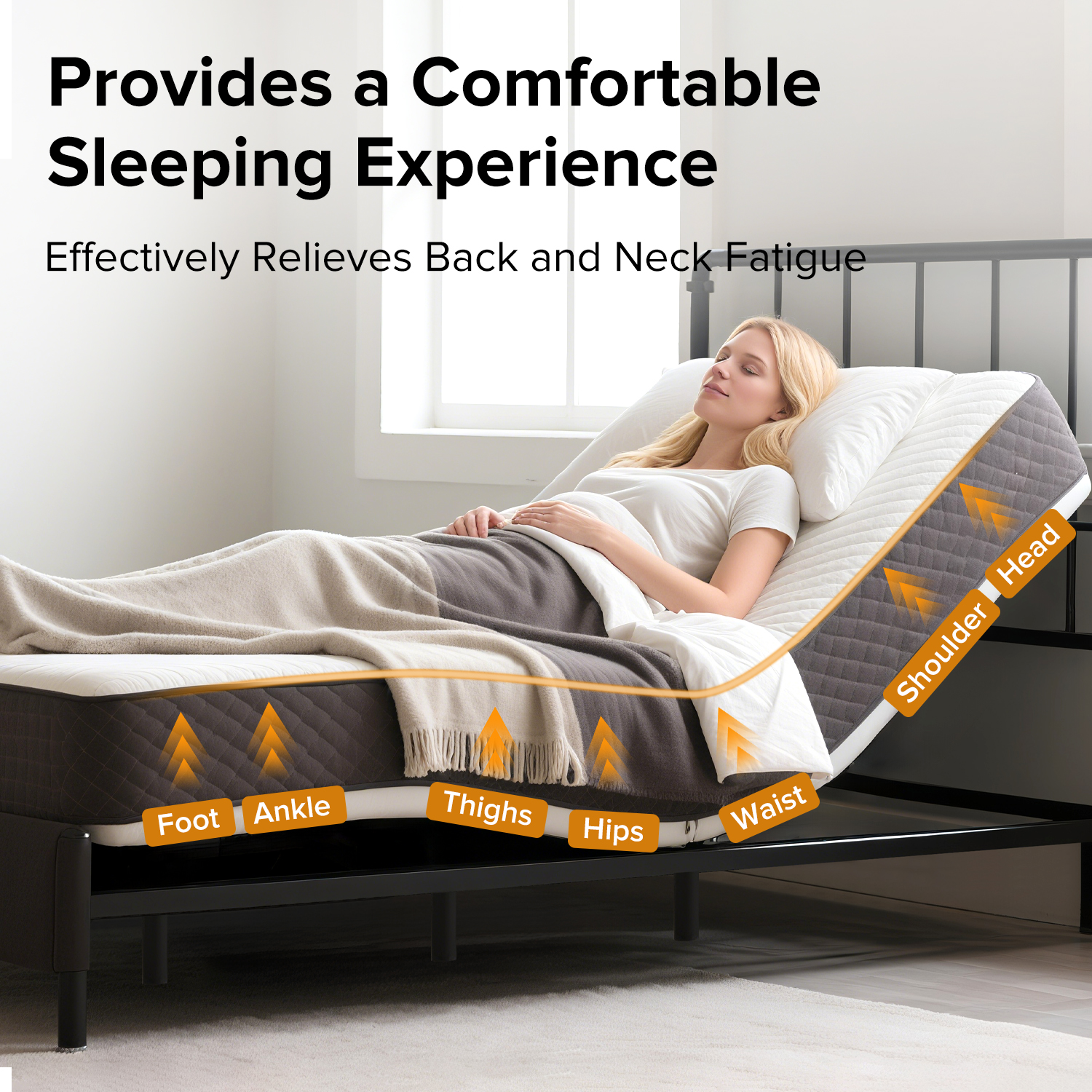 Queen Size Adjustable Bed Frame