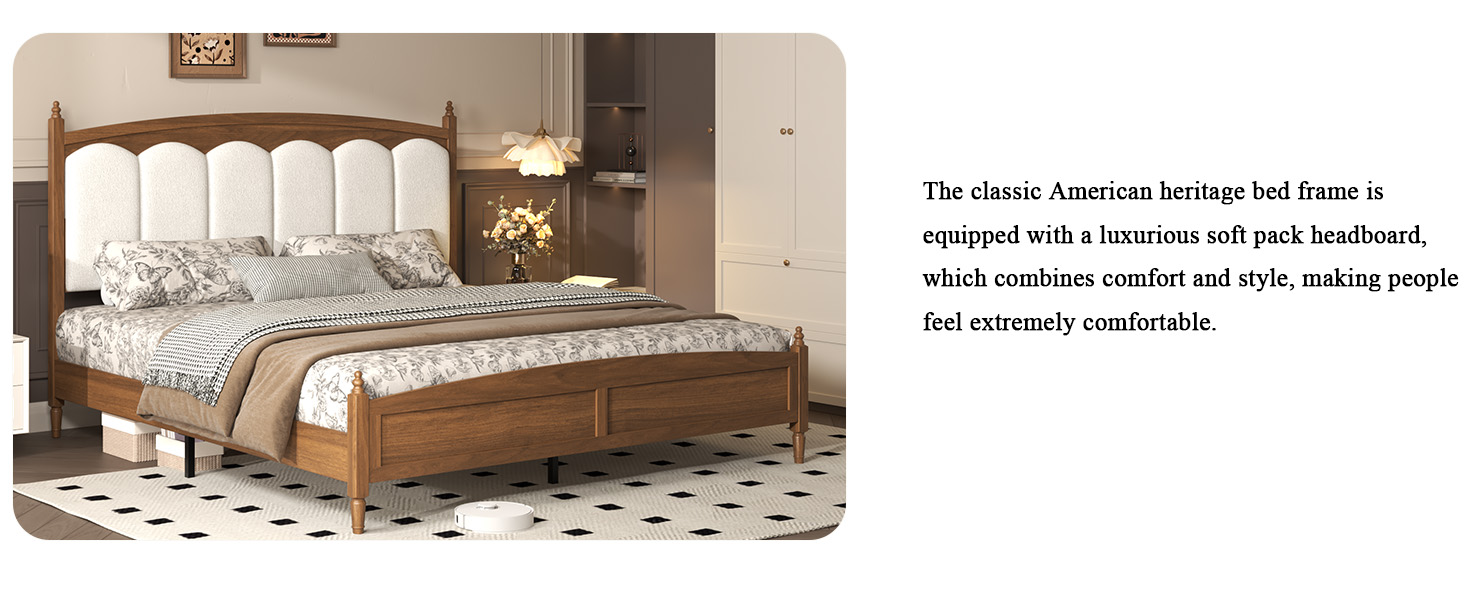 King Size Platform Bed Frame