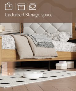 Queen Size Platform Bed Frame