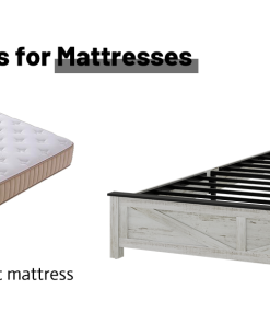 King Size Bed With Wooden Headboard