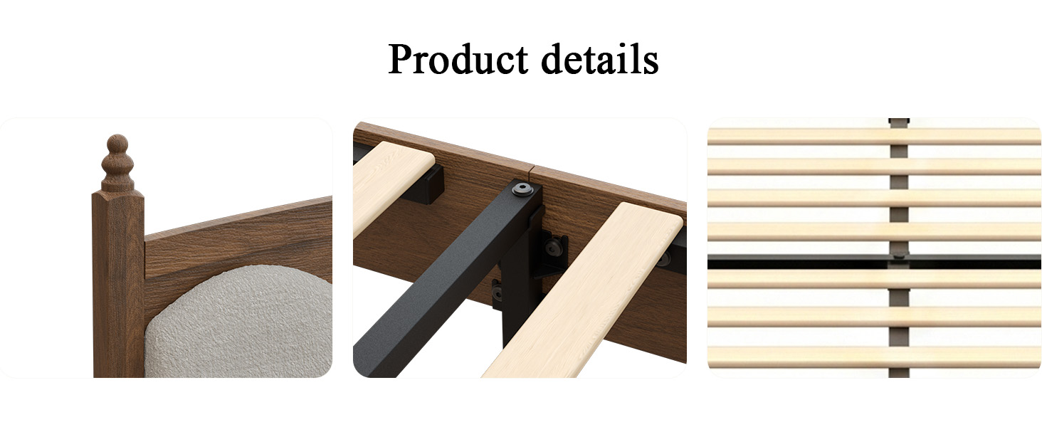 King Size Platform Bed Frame