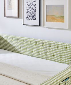 Full‑Size Upholstered Convertible Daybed