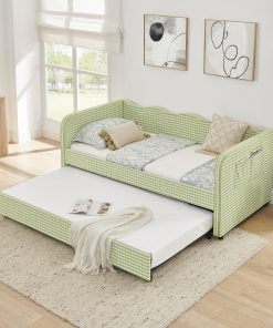 Twin‑Size Daybed with Pull‑Out Trundle