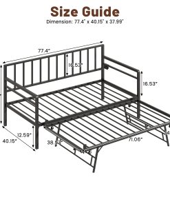 Versatile Metal Sofa Bed Frame
