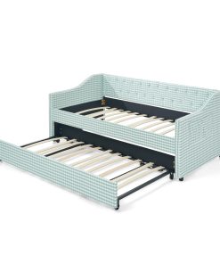 Twin‑Size Upholstered Convertible Daybed