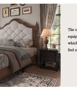 Queen Size Bed Frame With Upholstered Headboard