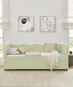 Twin‑Size Daybed with Pull‑Out Trundle