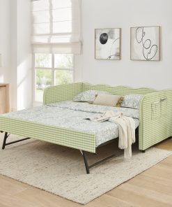 Twin‑Size Daybed with Pull‑Out Trundle