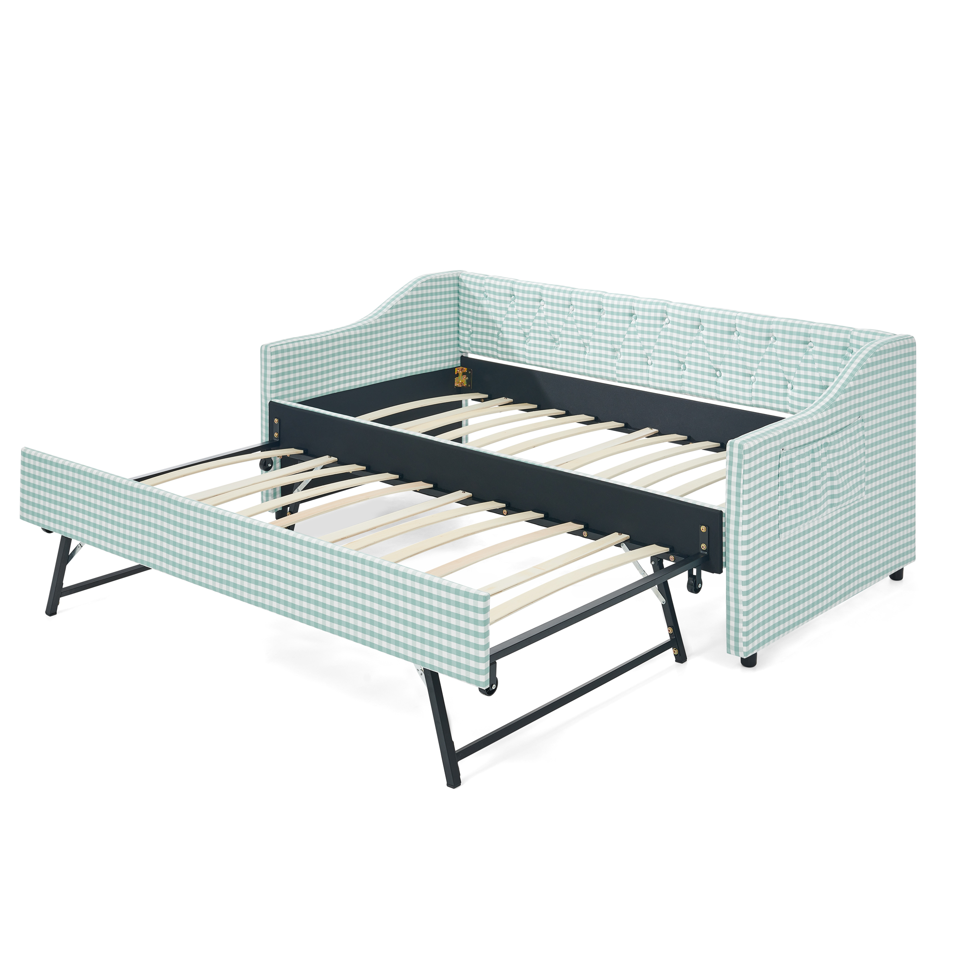 Twin‑Size Upholstered Convertible Daybed