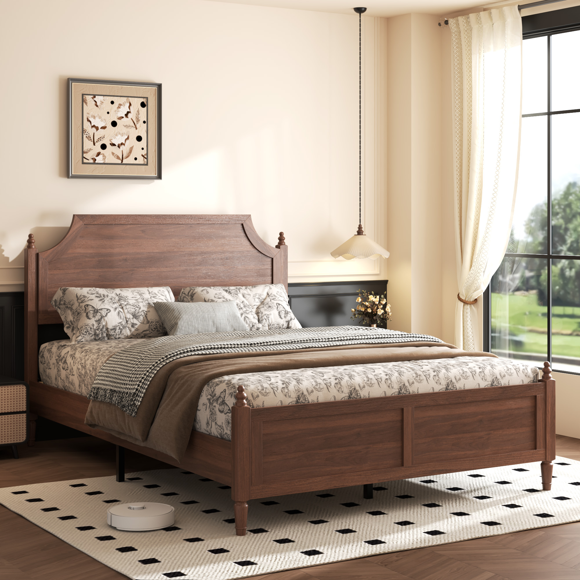 Full Size Platform Bed Frame