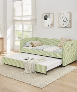 Twin‑Size Daybed with Pull‑Out Trundle