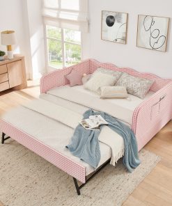 Full‑Size Daybed with Pull‑Out Trundle