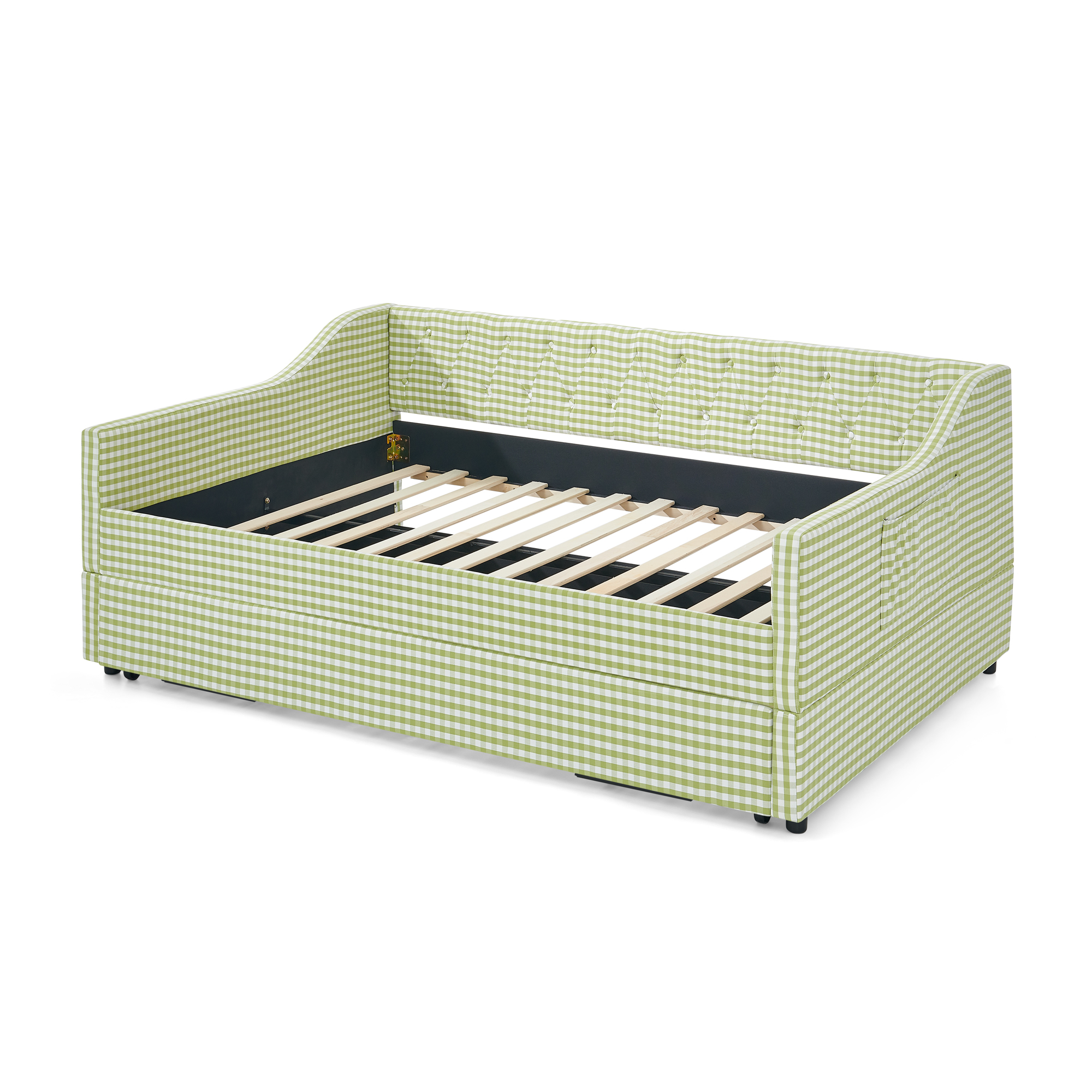 Full‑Size Upholstered Convertible Daybed