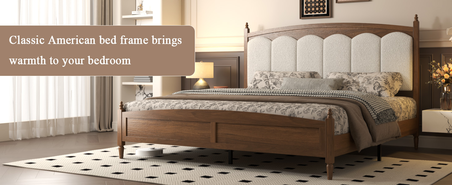 King Size Platform Bed Frame