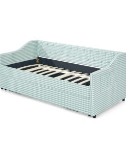 Twin‑Size Upholstered Convertible Daybed