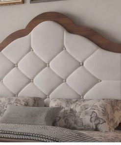 Queen Size Bed Frame With Upholstered Headboard