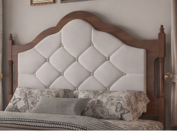 Queen Size Bed Frame With Upholstered Headboard