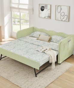 Twin‑Size Daybed with Pull‑Out Trundle
