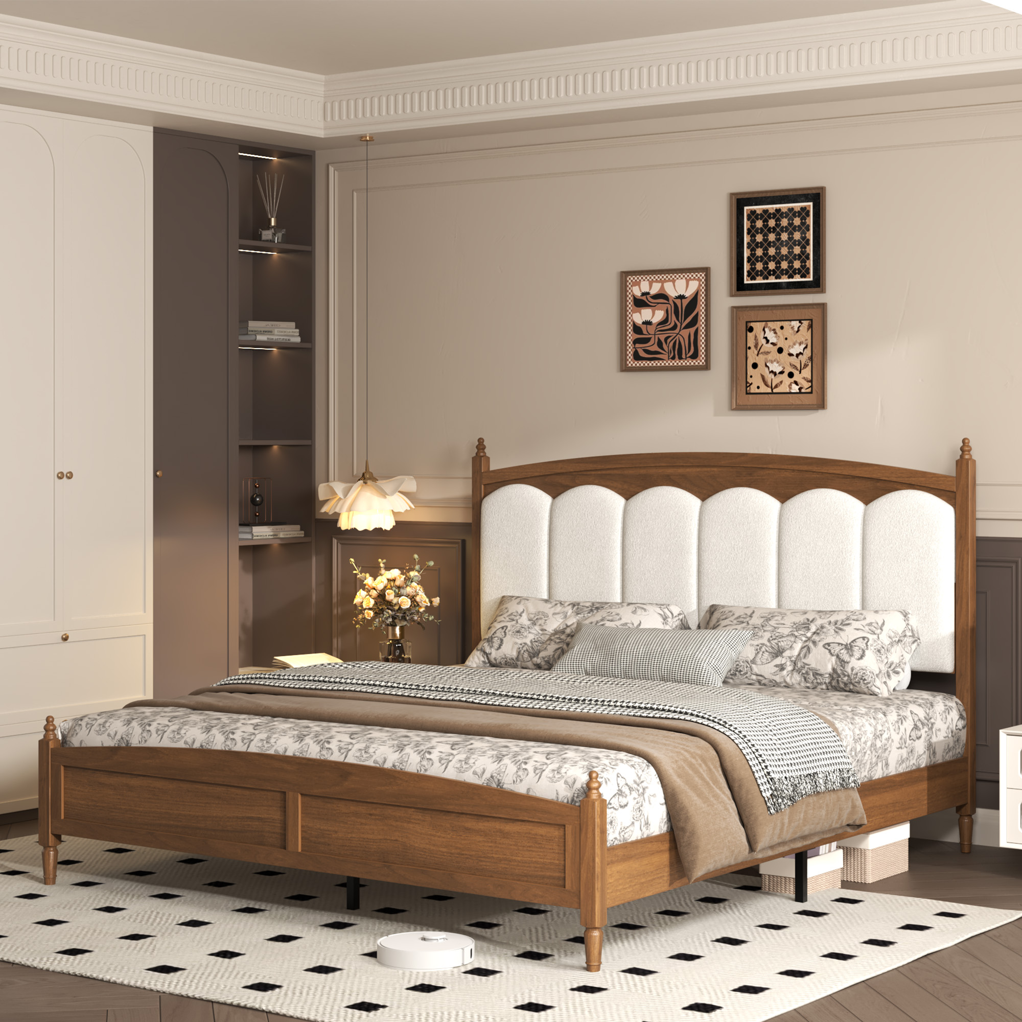 King Size Platform Bed Frame