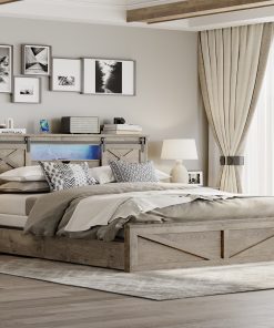 King Size Farmhouse Bed Frame