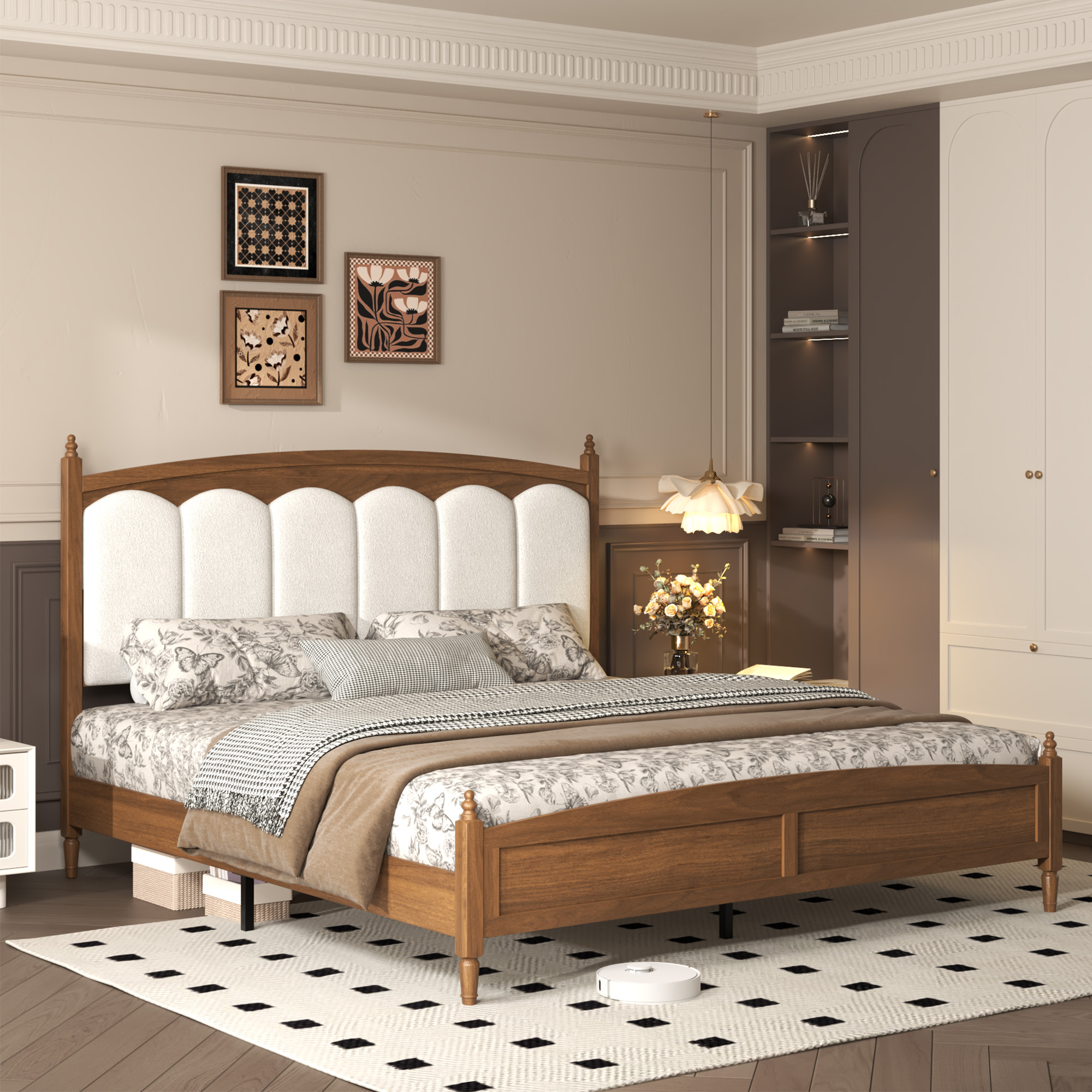 King Size Platform Bed Frame