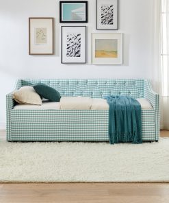 Twin‑Size Upholstered Convertible Daybed