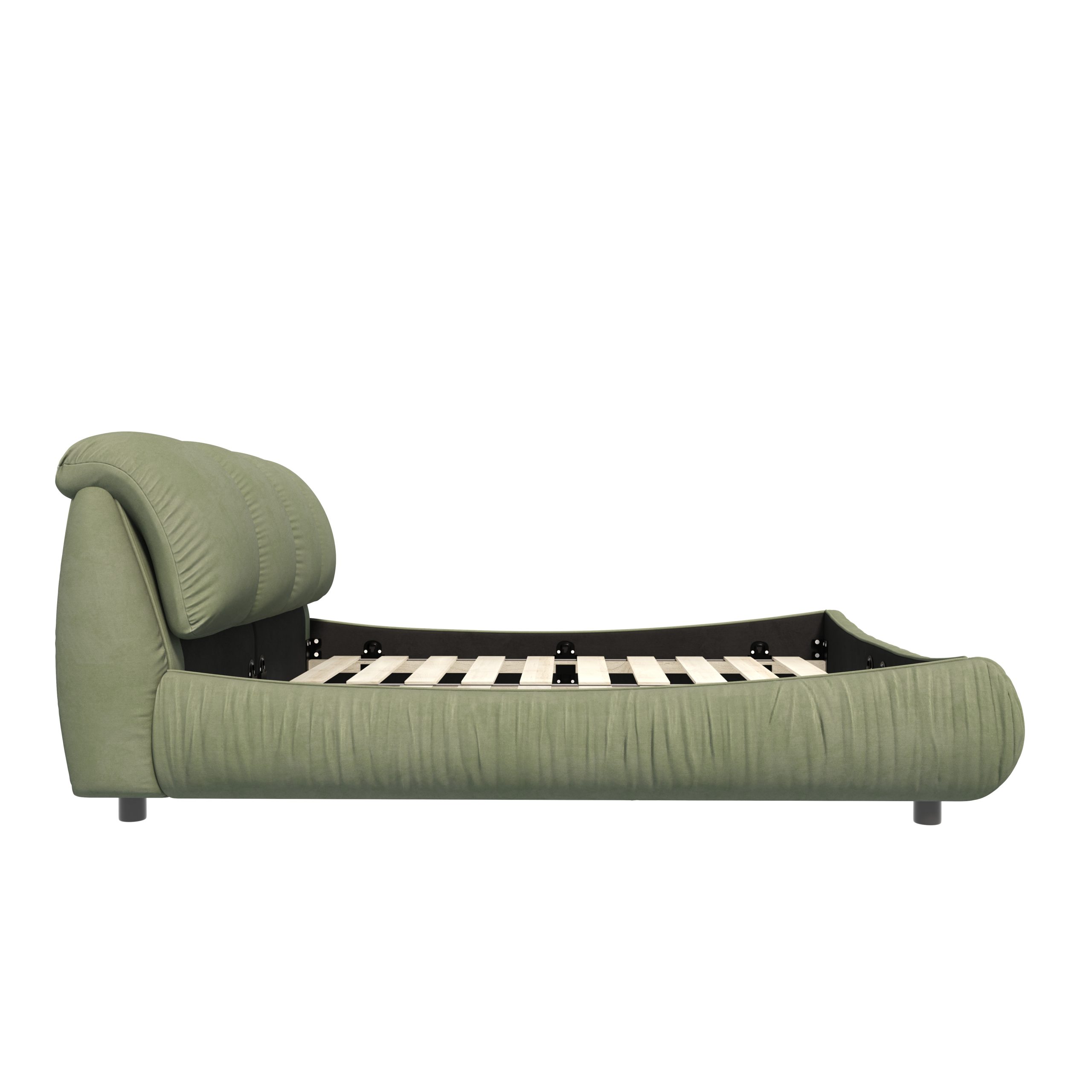 Queen Size Luxury Upholstered Platform Bed