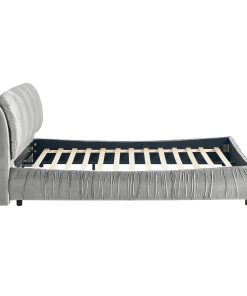 Minimalist Style Queen Size Upholstered Bed Frame