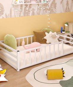 Twin Size Montessori Bed for 2-5 Year Olds