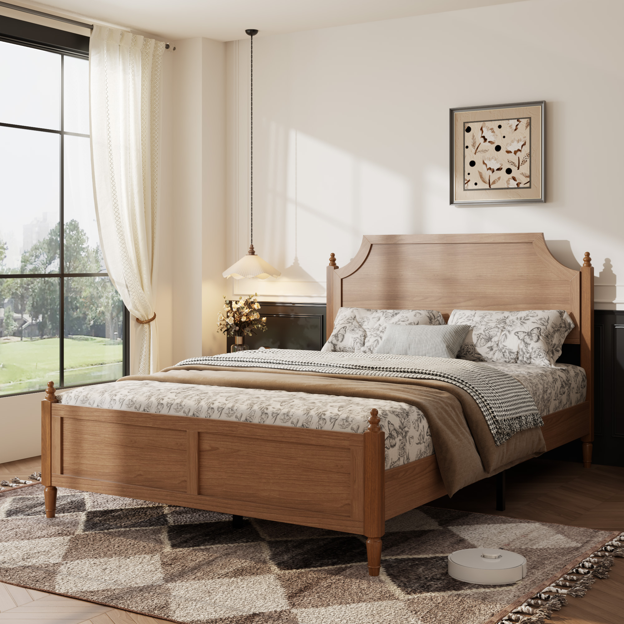 Modern Farmhouse Bed, Full Size