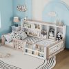Twin Size Kids Wooden Platform Bed