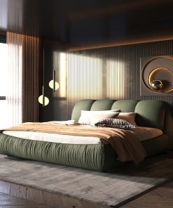 King Size Luxury Upholstered Platform Bed