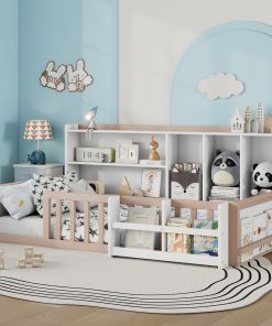 Twin Size Kids Wooden Platform Bed