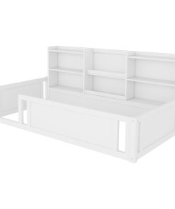 Twin Size Kids Wood Platform Bed